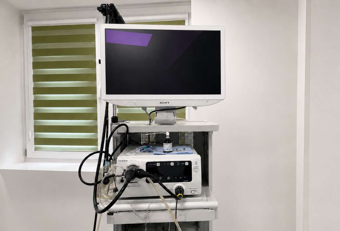 Wieża endoskopowa w pracowni GASTRO-MAR-MED